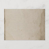 Oud kraftpapier met grijswaarden briefkaart (Voorkant)