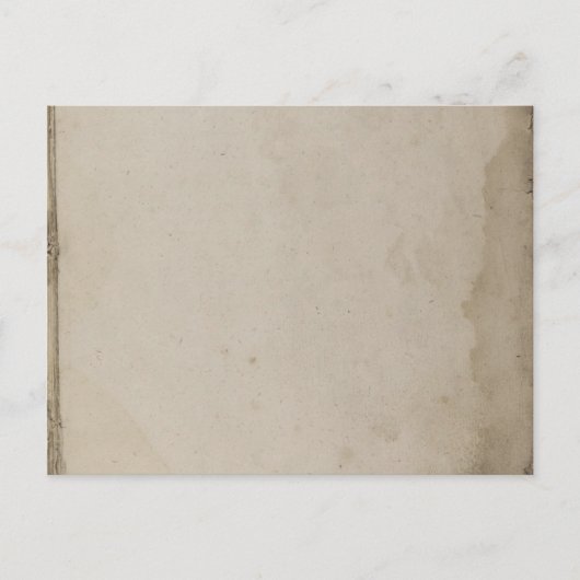 Oud kraftpapier met grijswaarden briefkaart (Voorkant)