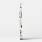  oud krantenartikel London grunge collage Case-Mate iPhone Case (Achterkant / Links)