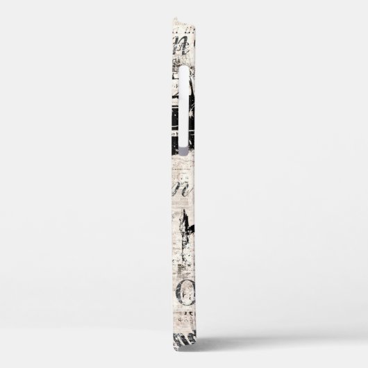  oud krantenartikel London grunge collage Case-Mate iPhone Case (Achterkant / Links)