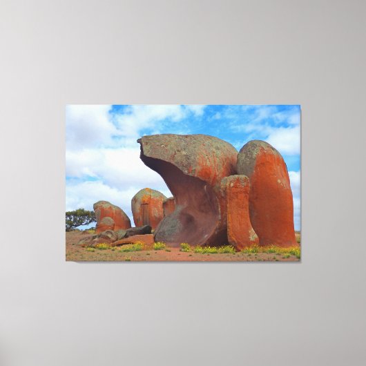 OUD KWARTS 32x48 Canvas Afdruk (Voorkant)