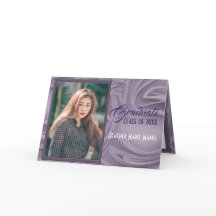 Oud Lavendel Afstuderen Foto Party Uitnodiging