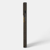 Oud leder afdrukken iPhone hoesje (Linkerkant)
