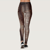 Oud leder leggings (Achterkant)