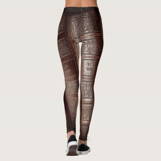 Oud leder leggings (Achterkant)
