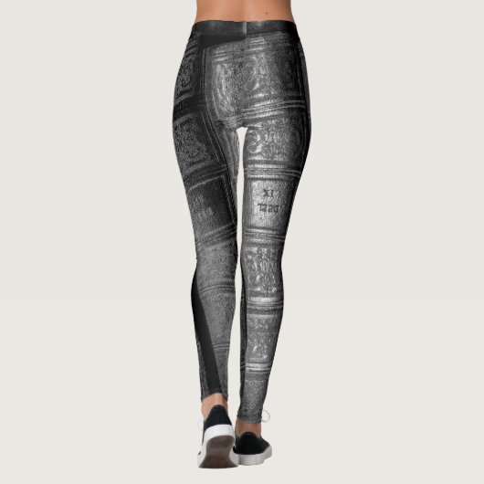 Oud leder leggings (Achterkant)