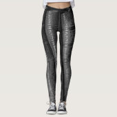 Oud leder leggings (Voorkant)