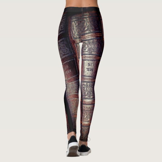 Oud leder leggings (Achterkant)