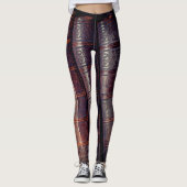 Oud leder leggings (Voorkant)