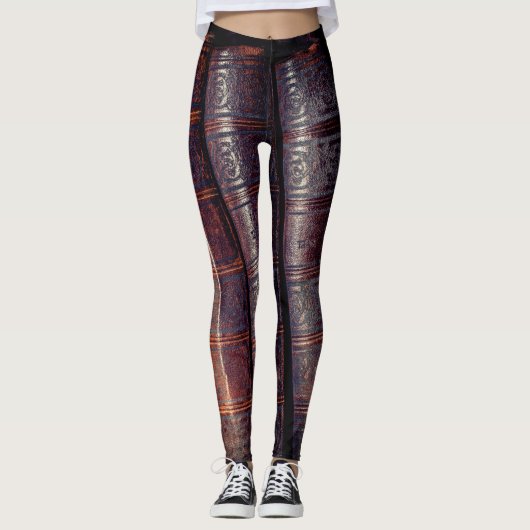 Oud leder leggings (Voorkant)