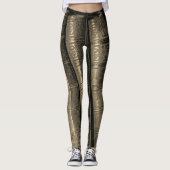 Oud leder leggings (Voorkant)