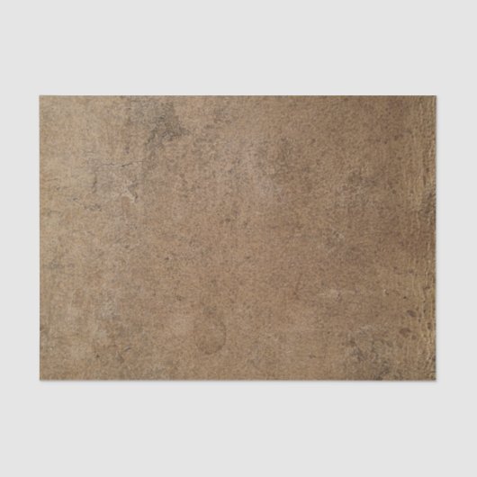 Oud lederboekje, bruin tissuepapier (Voorkant)