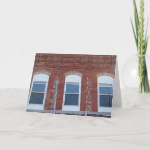 Oud legioengebouw in Brighton, Iowa Kaart