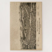 Oud Libanon NH & White River Junction VT Map 1889 Legpuzzel (Verticaal)