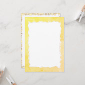 Oud Lijst textuur Kaart (Voorkant / Achterkant in situ)