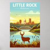 Oud Little Rock Arkansas Poster (Voorkant)
