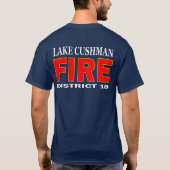 Oud Logo meer Cushman, WA Fire Shirt (Achterkant)