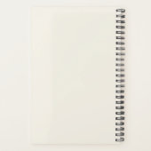 Oud logo van bijen roestige honingbij imker planner (Achterkant)