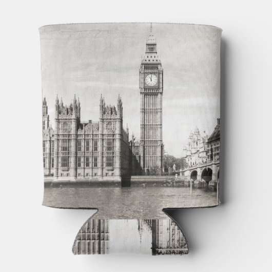 Oud Londen, zwart-wit. Blikjeskoeler (Achterkant)