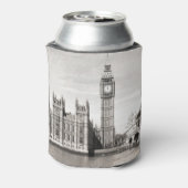 Oud Londen, zwart-wit. Blikjeskoeler (Blikje Achterkant)