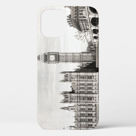 Oud Londen, zwart-wit. Case-Mate iPhone Case (Achterkant)