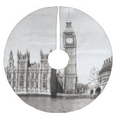 Oud Londen, zwart-wit. Kerstboom Rok (Voorkant)