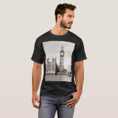 Oud Londen, zwart-wit. T-shirt (Voorkant volledig)