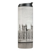 Oud Londen, zwart-wit. Thermosbeker (Gedraaid links)