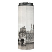 Oud Londen, zwart-wit. Thermosbeker (Achterkant)