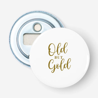 Oud maar goud button flesopener
