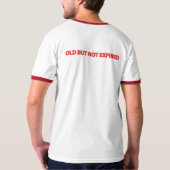 Oud maar niet verlopen t-shirt (Achterkant volledig)