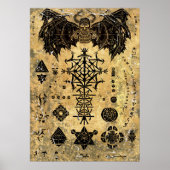 Oud Magisch Boek Poster (Voorkant)