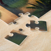 Oud majestueus kasteel legpuzzel (Zijkant)