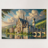 Oud majestueus kasteel legpuzzel (Horizontaal)