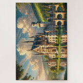 Oud majestueus kasteel legpuzzel (Verticaal)