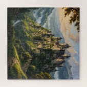 Oud majestueus kasteel legpuzzel (Horizontaal)