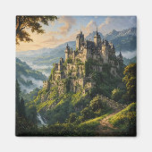 Oud majestueus kasteel magneet (Voorkant)