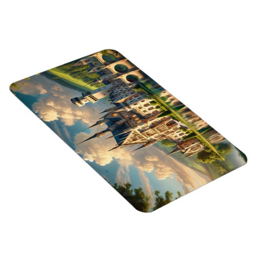 Oud majestueus kasteel magneet (Rechterzijde)