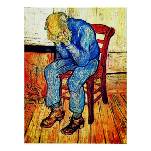 Oud Man bij de poort van Eternity Poster (Voorkant)