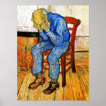 Oud Man bij de poort van Eternity