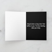 Oud man Chibi met uitgestrekte armen Kaart (Binnen)