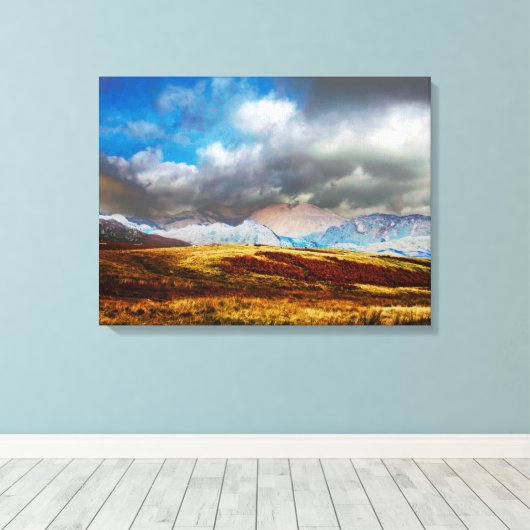 Oud Man Coniston Card Acrylprint Canvas Afdruk (Insitu (Houten vloer))