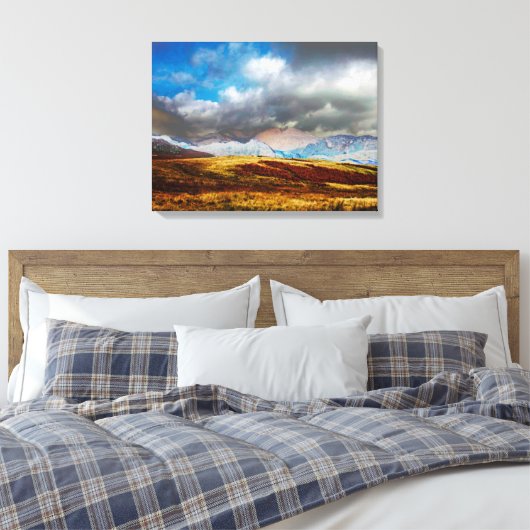 Oud Man Coniston Card Acrylprint Canvas Afdruk (Insitu (Slaapkamer))