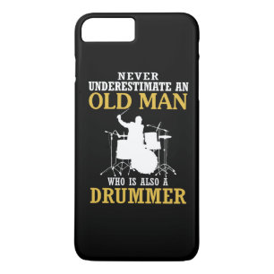 Oud Man - een drummer Case-Mate iPhone Case