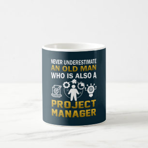 Oud Man - een Projectmanager Koffiemok