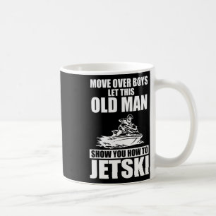 Oud Man Hoe Jetski Cool Funny Jet-ski Jet Skiin Koffiemok