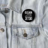 Oud Man Hoe Jetski Jet Ski Jet Ski Ronde Button 5,7 Cm (In situ)