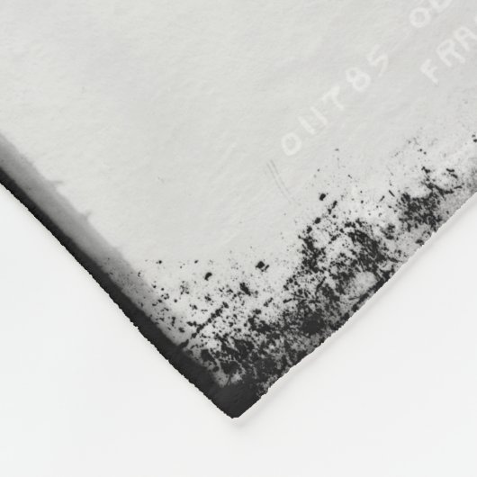 Oud Man in de bergdeken Fleece Deken (Hoek)