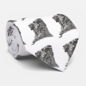 Oud Man in de bergen, NH-Artiest's Pen Schets Stropdas (Opgerold)