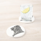 Oud Man in de bergen, NH Sketch Onderzetter (Zijkant)